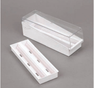 Microscope Slide Storage Box with Removable Tray